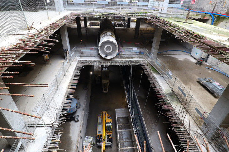 nowy przystanek, drążenie tunelu kolejowego, Łódź Polesie, https://tunel-laczypolske.pl/