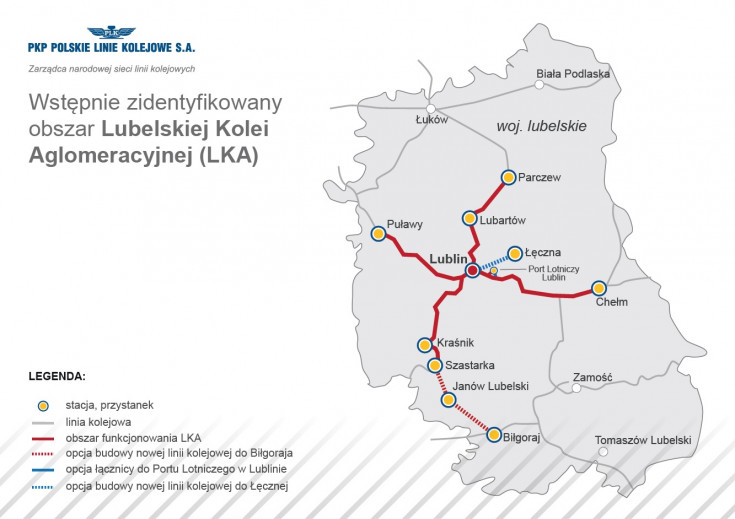 infografika, porozumienie, Lubelska Kolej Aglomeracyjna, Samorząd Województwa Lubelskiego