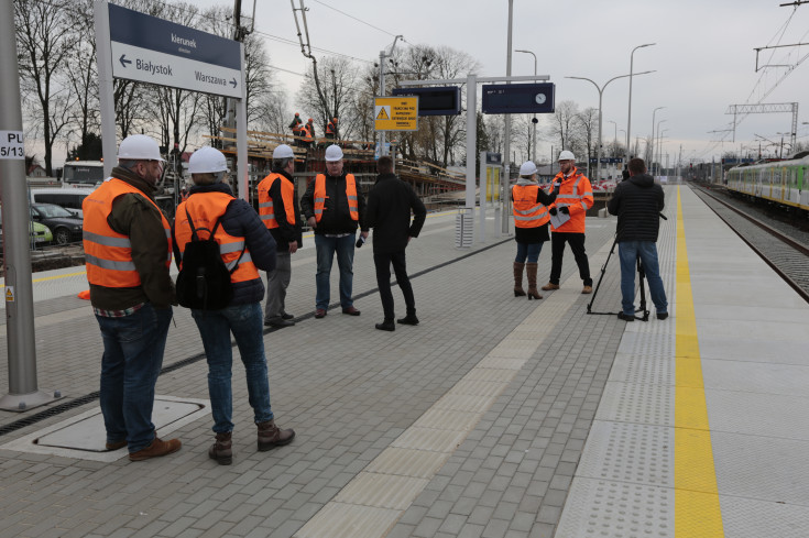 E75, Rail Baltica, CEF, Małkinia, briefing prasowy