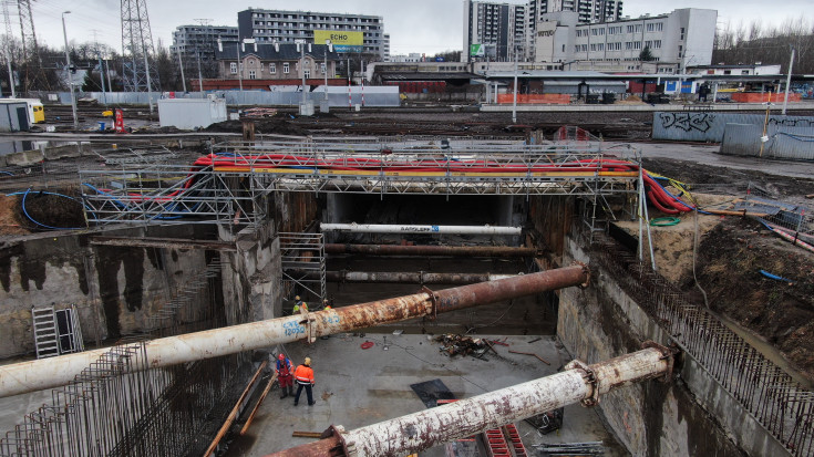 Warszawa Zachodnia, linia średnicowa, warszawska linia średnicowa, Budimex, WWK, nowy peron