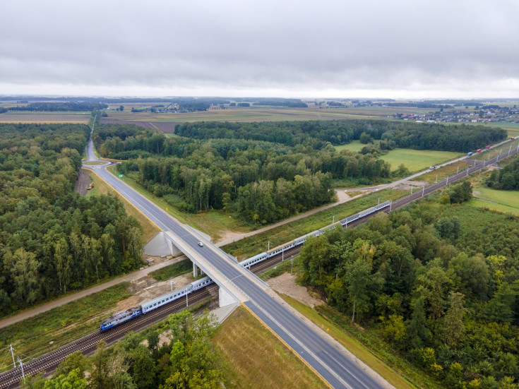 wiadukt, modernizacja, Rail Baltica, pociąg, Szepietowo, nowa infrastruktura