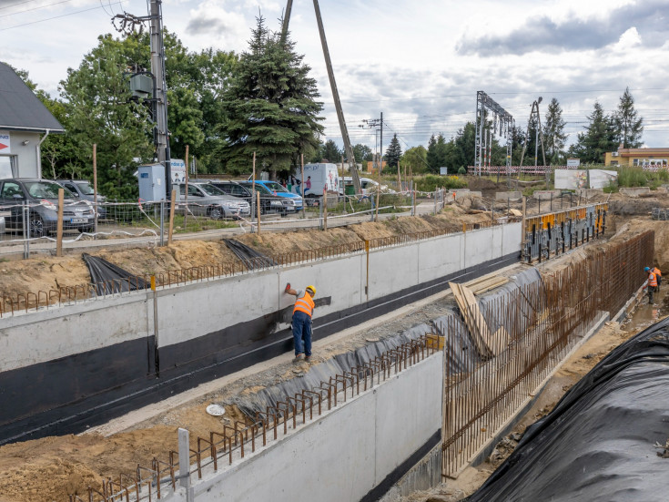 prace budowlane, nowa infrastruktura, Gałkówek, nowe skrzyżowanie bezkolizyjne