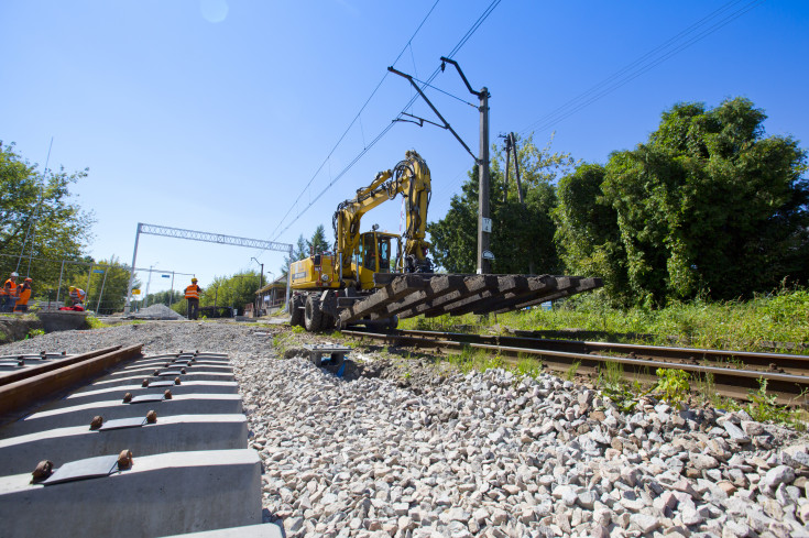 modernizacja, LK93, modernizacja stacji, modernizacja przejazdu, prace torowe, Chełmek