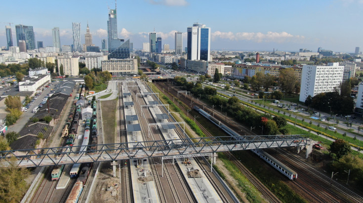 linia średnicowa, warszawska linia średnicowa, Warszawa Główna, nowa kładka, WWK, Trakcja S.A.