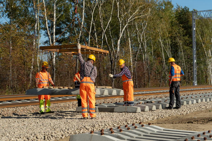 stacja, Pyrzowice, LK182, prace budowlane, nowa infrastruktura