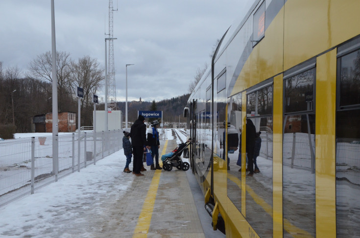 pasażer, Jugowice, LK285, nowa infrastruktura, przystanek, powrót pociagów, nowe połączenia kolejowe, pociąg osobowy