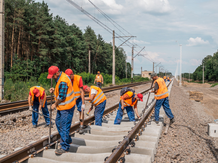 E75, Rail Baltica, CEF, Zaręby Kościelne