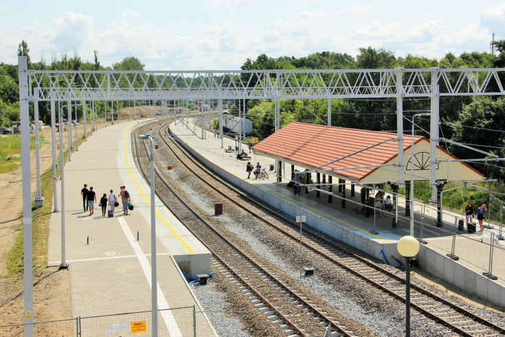 Ustka, LK405, nowa kładka, nowa infrastruktura pasażerska