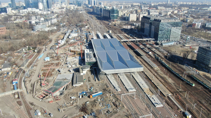 Warszawa Zachodnia, linia średnicowa, warszawska linia średnicowa, budowa peronu, Budimex, WWK