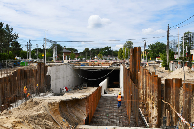 tunel, Legionowo, prace budowlane, nowa infrastruktura