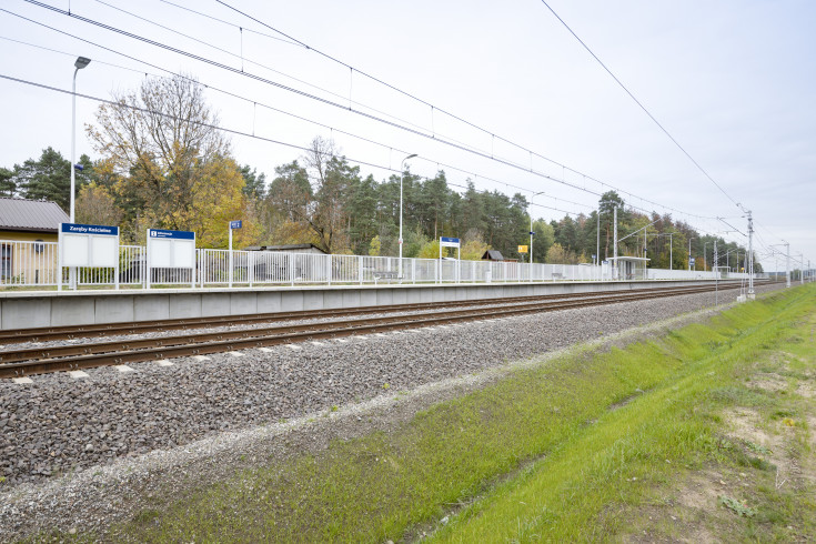 E75, Rail Baltica, CEF, nowy przystanek, Zaręby Kościelne