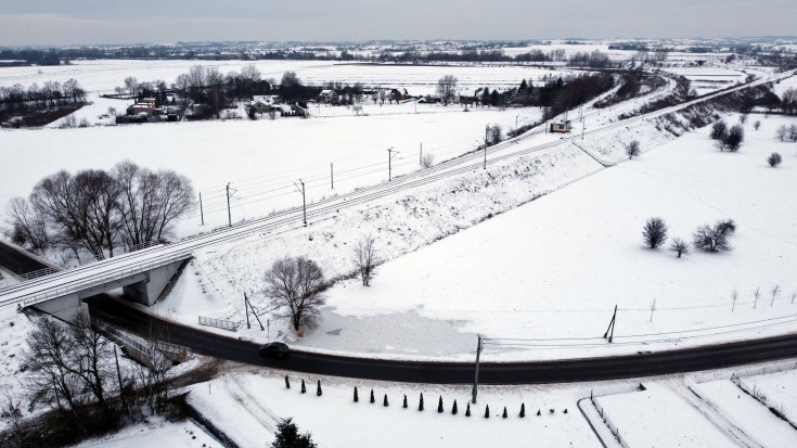 prace budowlane, nowa infrastruktura, widok z lotu ptaka, Program  Przystankowy, Kraków Kościelniki, nowy parking