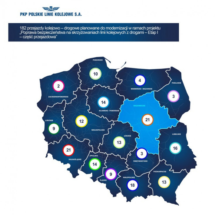 przejazd kolejowo-drogowy, skrzyżowanie bezkolizyjne, Michałów Reginów, projekt przejazdowy, modernizacja przejazdu