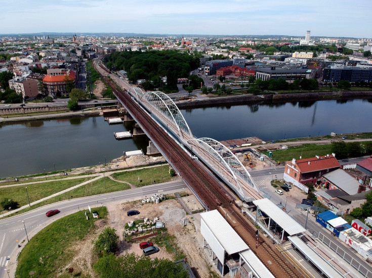 Kraków, E30, Kraków Główny Towarowy, Rudzice, nowa infrastruktura, otwarcie mostu kolejowego