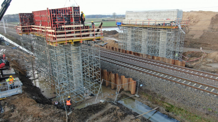 wiadukt, modernizacja, prace budowlane, nowa infrastruktura, Jabłoń-Jankowce