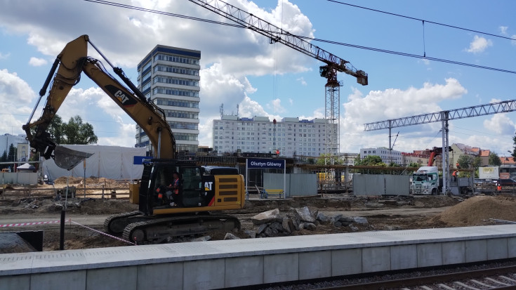 Olsztyn Główny, nowa infrastruktura, prace na stacji kolejowej