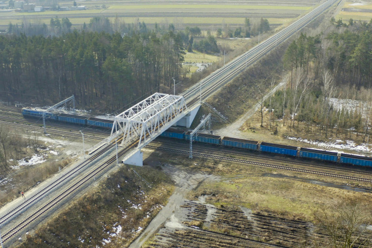 POIiŚ 2014-2020, Toszek Północ, Rudziniec Gliwicki, Paczyna, nowy wiadukt kolejowy