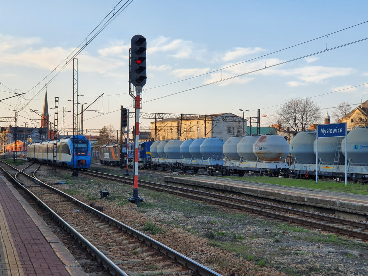 stacja, studium wykonalności, Mysłowice, pociąg towarowy, przewóz towarów, Koleje Śląskie, pociąg pasażerski