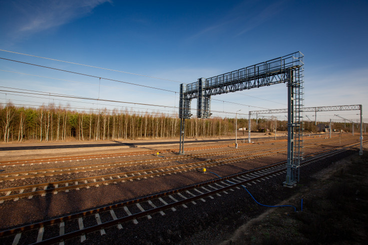 E75, Rail Baltica, CEF, pociąg, tor, Prostyń, przystanek