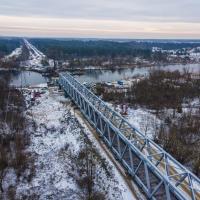 2022-02-03 Nowy most kolejowy nad Narwią – PLK przywracają połączenie Ostrołęka – Chorzele