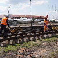 Giżycko, nowa infrastruktura, LK38, prace na stacji kolejowej