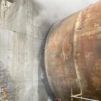 TBM, tarcza, budowa tunelu, drążenie tunelu kolejowego, Łódź Koziny