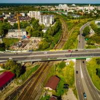 2020-09 Białystok, wiadukt nad torami ul. Dąbrowskiego