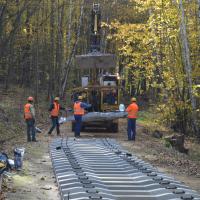 2019-11 Układanie podkładów betonowych