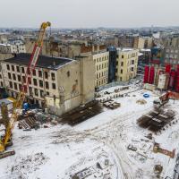 POIiŚ 2014-2020, Łódź, drążenie tunelu kolejowego, Śródmieście