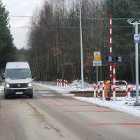 przejazd kolejowo-drogowy, samochód osobowy, Włoszczowice