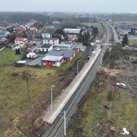 powrót pociagów, widok z lotu ptaka, LK245, uzdrowisko, Odolion