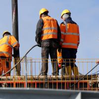 2019-10-05 Rosną perony i kładka na Warszawie Powiązki