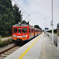 pociąg, podróżny, nowy przystanek, nowa infrastruktura pasażerska, LK117, Wadowice Osiedle