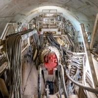 2023-08-17 TBM Katarzyna drąży tunel kolejowy pod Łodzią