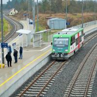 nowy przystanek, Hajnówka, Lewki, LK31, LK32, LK52, nowa infrastruktura pasażerska, nowy tor, nowa infrastruktura, pociąg pasażerski