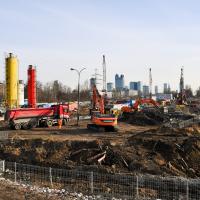 2021-03 Budowa kładki i tunelu na Warszawie Zachodniej