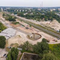 TBM, budowa tunelu, drążenie tunelu kolejowego, Łódź Koziny, Łódź Śródmieście, szacht, komora