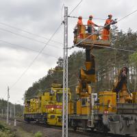 Zgorzelec, elektryfikacja, Węgliniec, LK274, pociąg sieciowy, nowa sieć trakcyjna, LK278