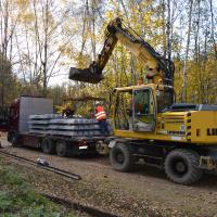 2019-11 Układanie podkładów betonowych