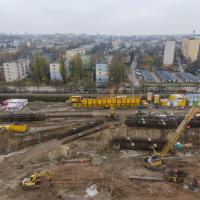 POIiŚ 2014-2020, Łódź, nowy przystanek, budowa tunelu, Koziny