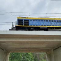 CMK, lokomotywa, GSM-R, ETCS2, LK4, 250 km/h, obiekt inżynieryjny, próba obciążeniowa, Pilichowice, Olszamowice