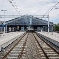 peron, stacja, Bytom, hala peronowa