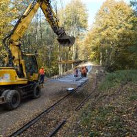 2019-11 Układanie podkładów betonowych