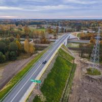 2021-10-27 Łochów zyskał bezpieczną przeprawę nad torami Rail Baltica