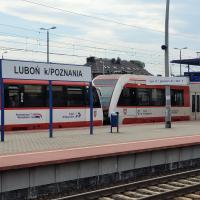 Luboń, stacja, LK357, pociąg pasażerski