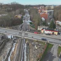 Korsze, Warmia i Mazury, nowa infrastruktura, nowy przejazd kolejowo-drogowy