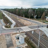 E75, Rail Baltica, CEF, Zaręby Kościelne, nowy tor