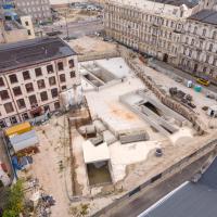 TBM, budowa tunelu, drążenie tunelu kolejowego, Łódź Koziny, Łódź Śródmieście, szacht, komora