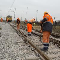 2018-11 Piekoszów montaz rozjazdu