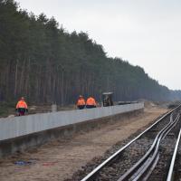 modernizacja, LK8, budowa peronu, Grabów nad Pilicą